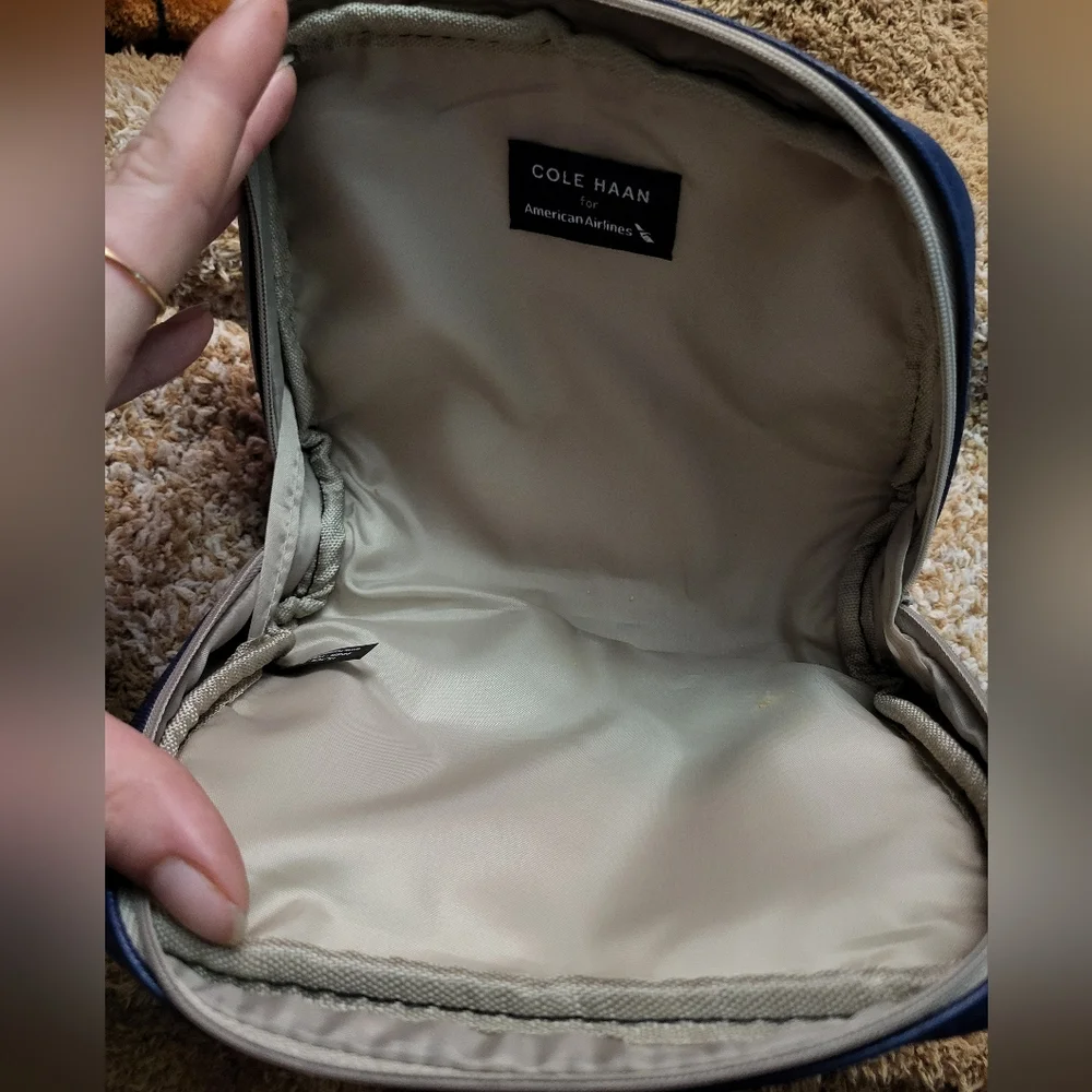 Cole Haan American Airlines Amenity Kit Toiletries Bag